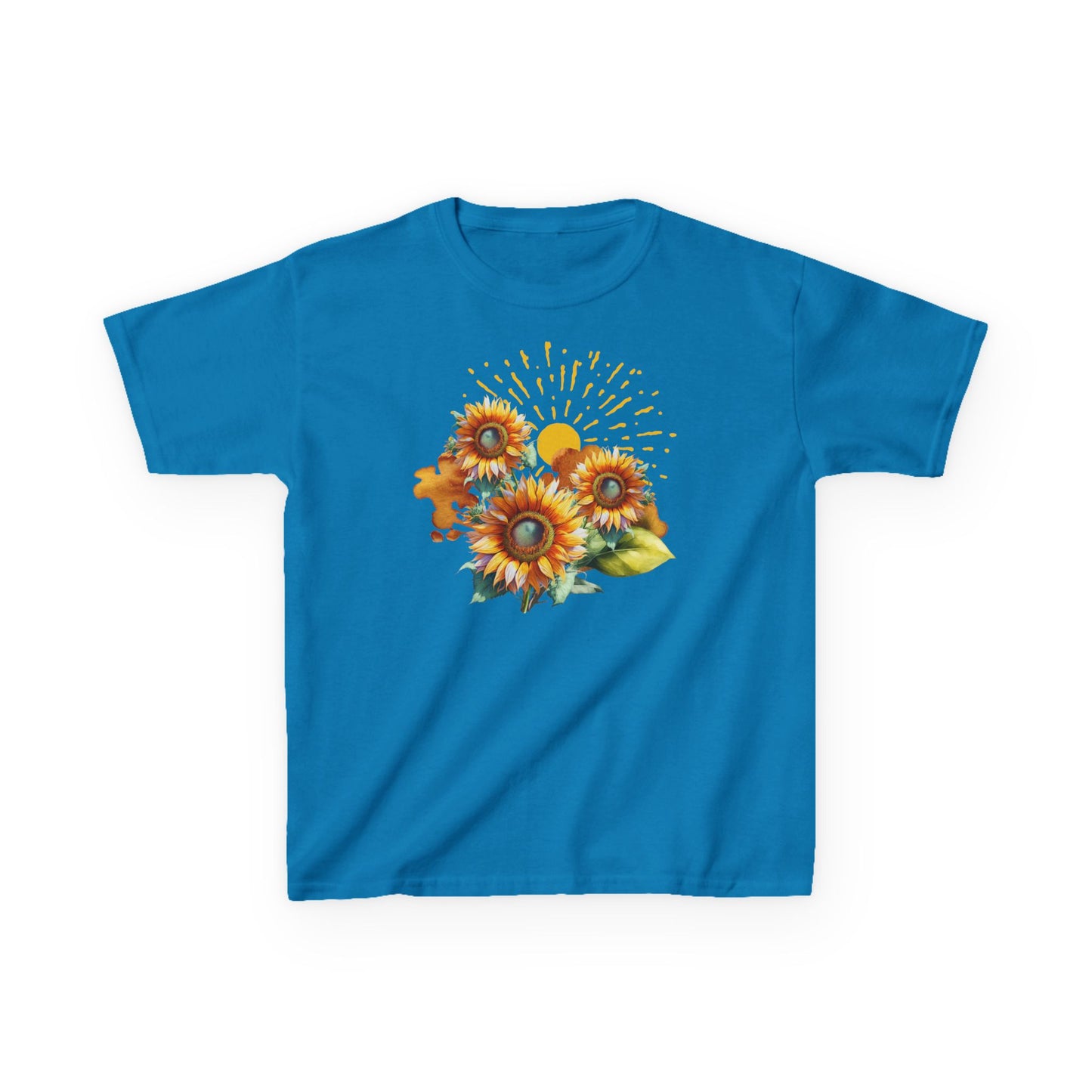 Sunflowers Kids Heavy Cotton™ Tee, spring, summer