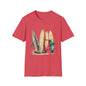 Surfing Vibes Unisex Softstyle T-Shirt - Beachy Graphic Tee