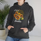 A Bit Of Sunshine hoodie with sunflowers, gift for her