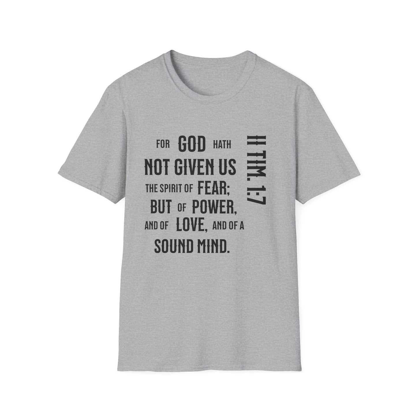 No Fear II Timothy 4:20, Unisex Softstyle T-Shirt