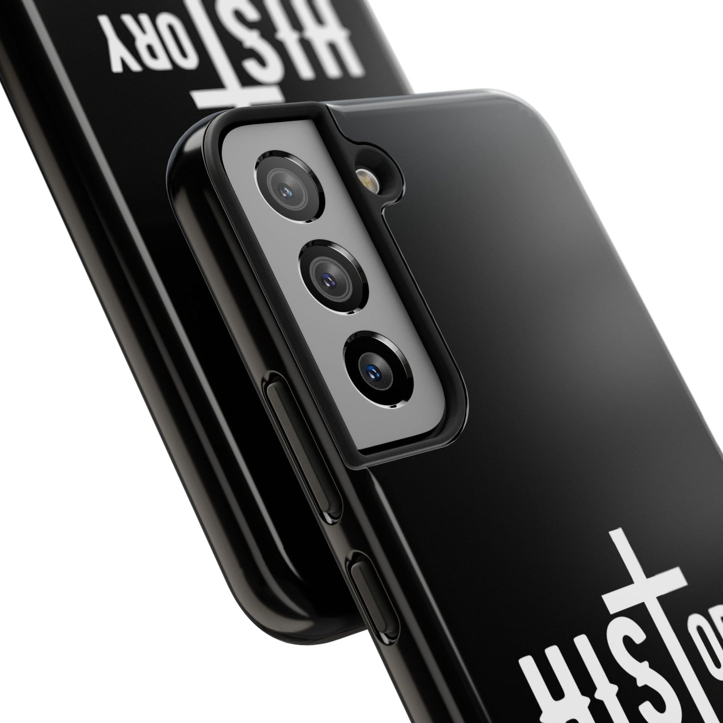 HIStory Lives On, Phone Cases - black & white