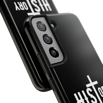 HIStory Lives On, Phone Cases - black & white