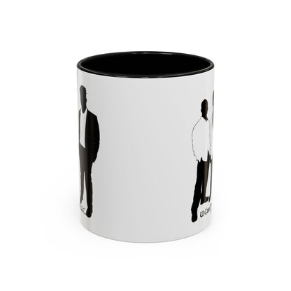 U Can Brothers Black Accent Mug