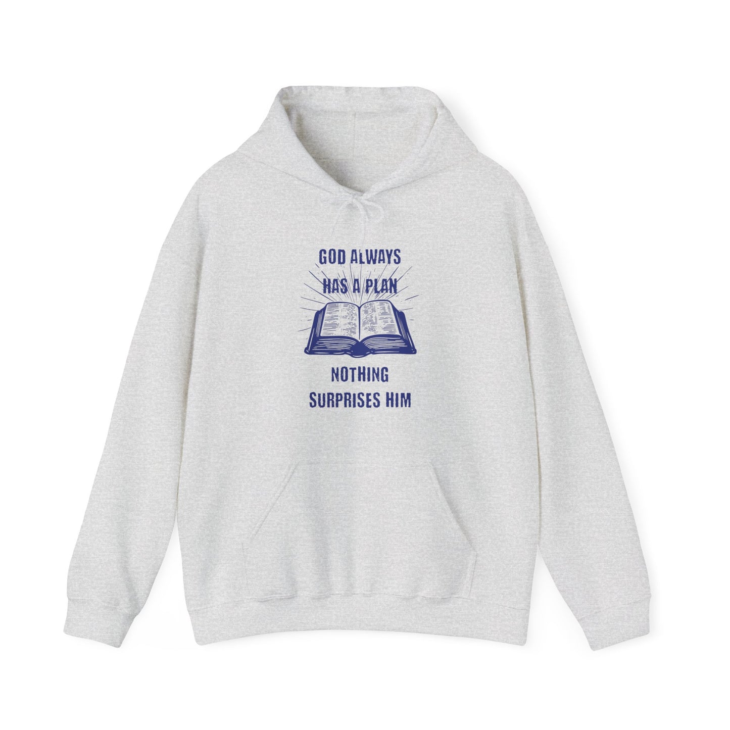 God Always Has a Plan (Bible) - Unisex Hoodie, faith gift, encouragement
