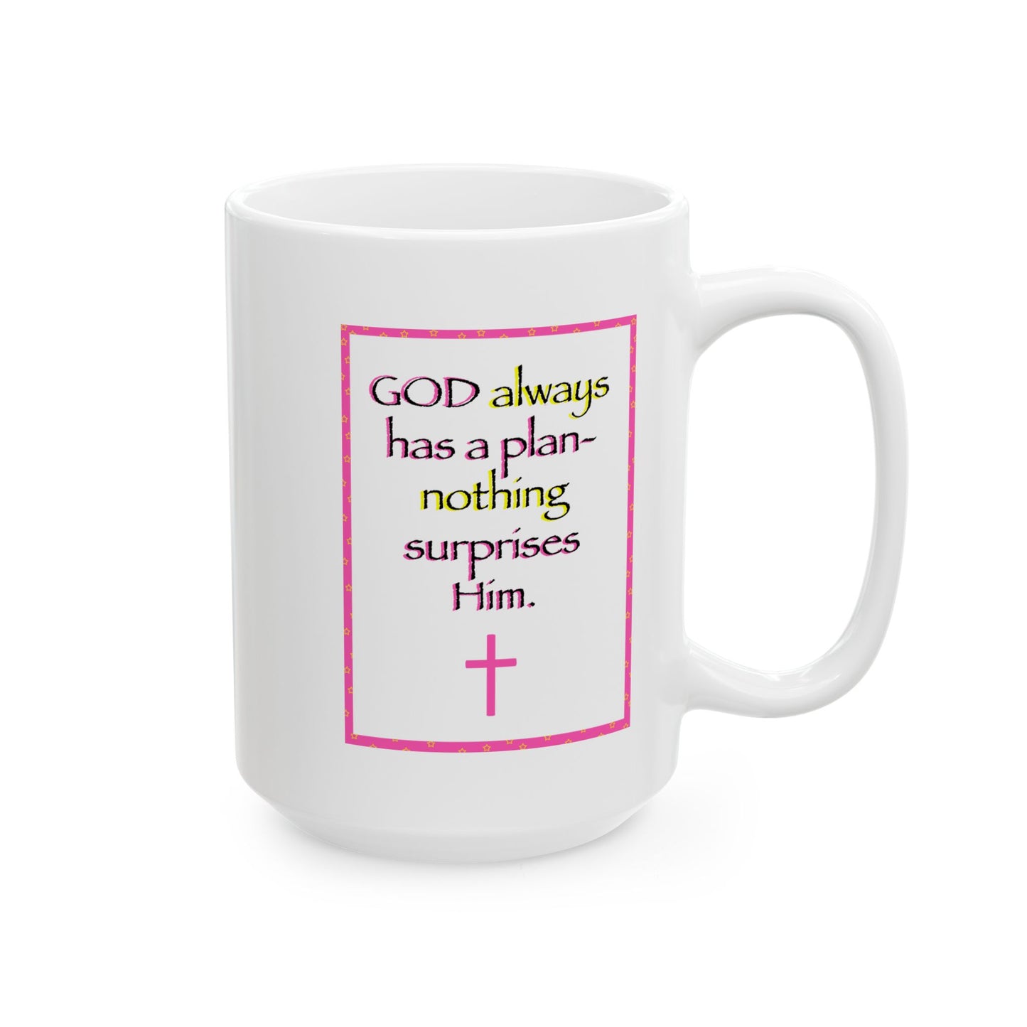 God Has a Plan Mug (pink), Faith gift, Encouragement gift, Birthday