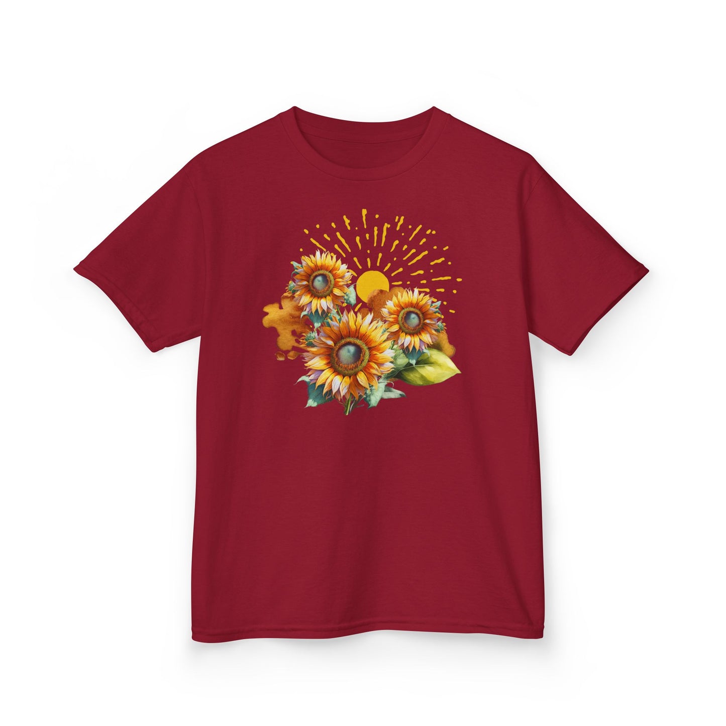 Sunflowers Kids Heavy Cotton™ Tee, spring, summer