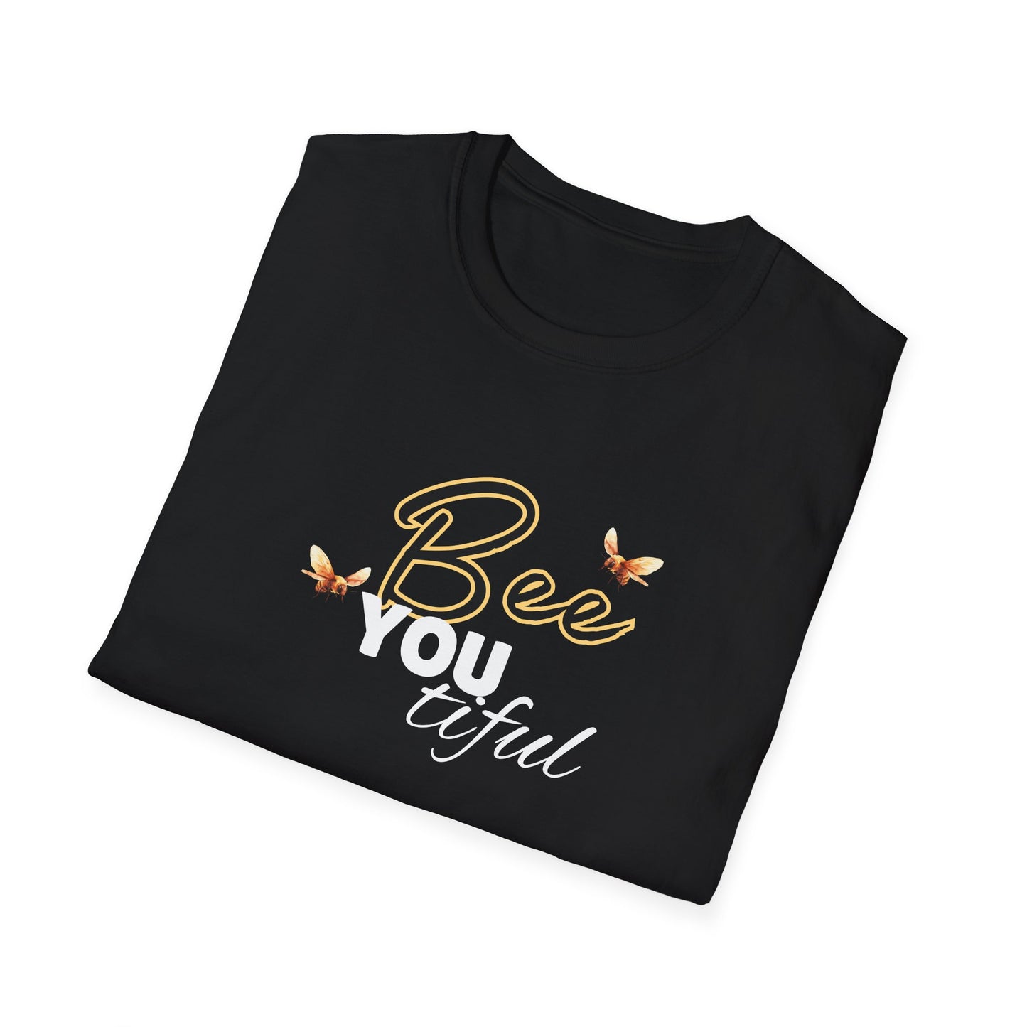 BeeYOUtiful Unisex Softstyle T-Shirt - Nature Inspired Graphic Tee - w