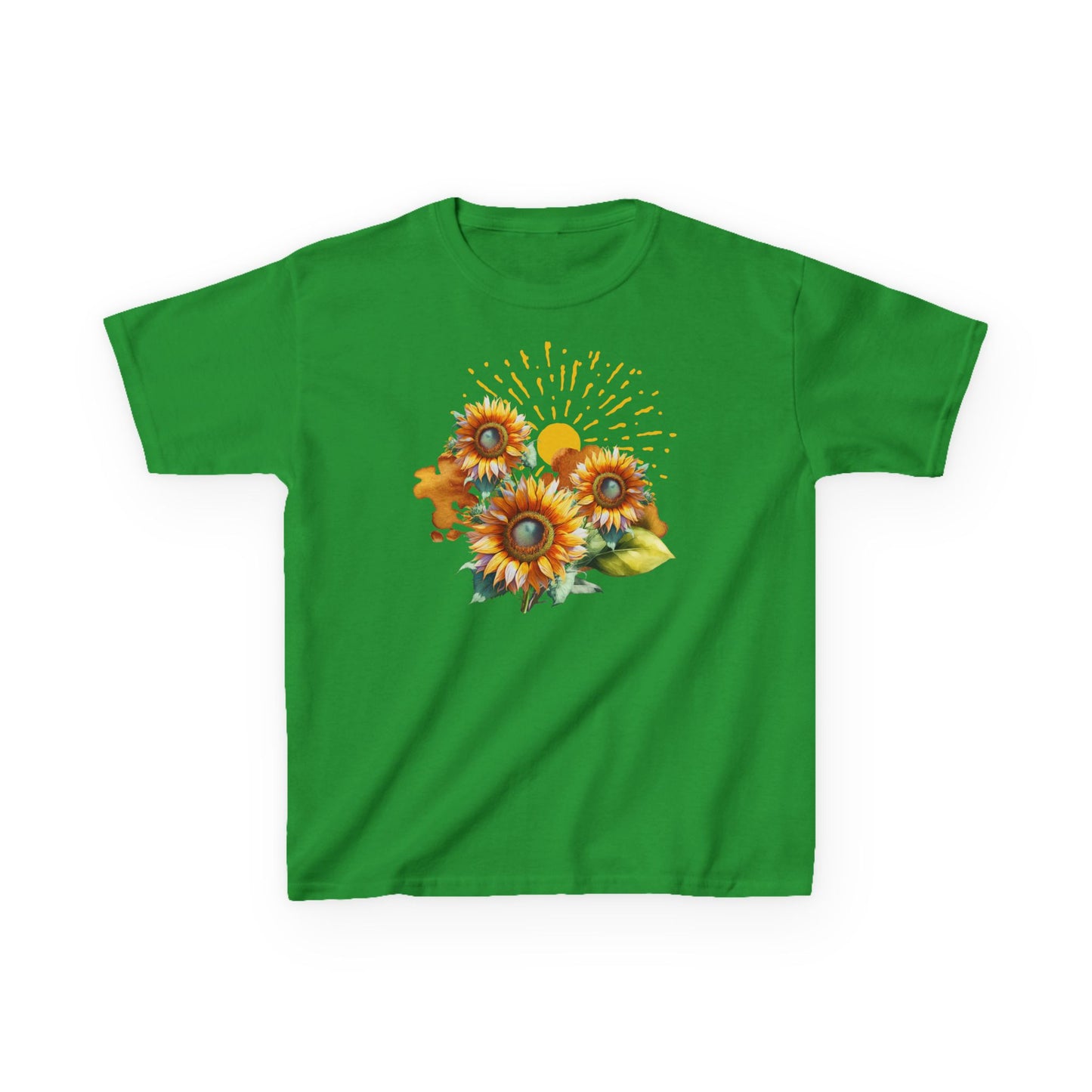 Sunflowers Kids Heavy Cotton™ Tee, spring, summer
