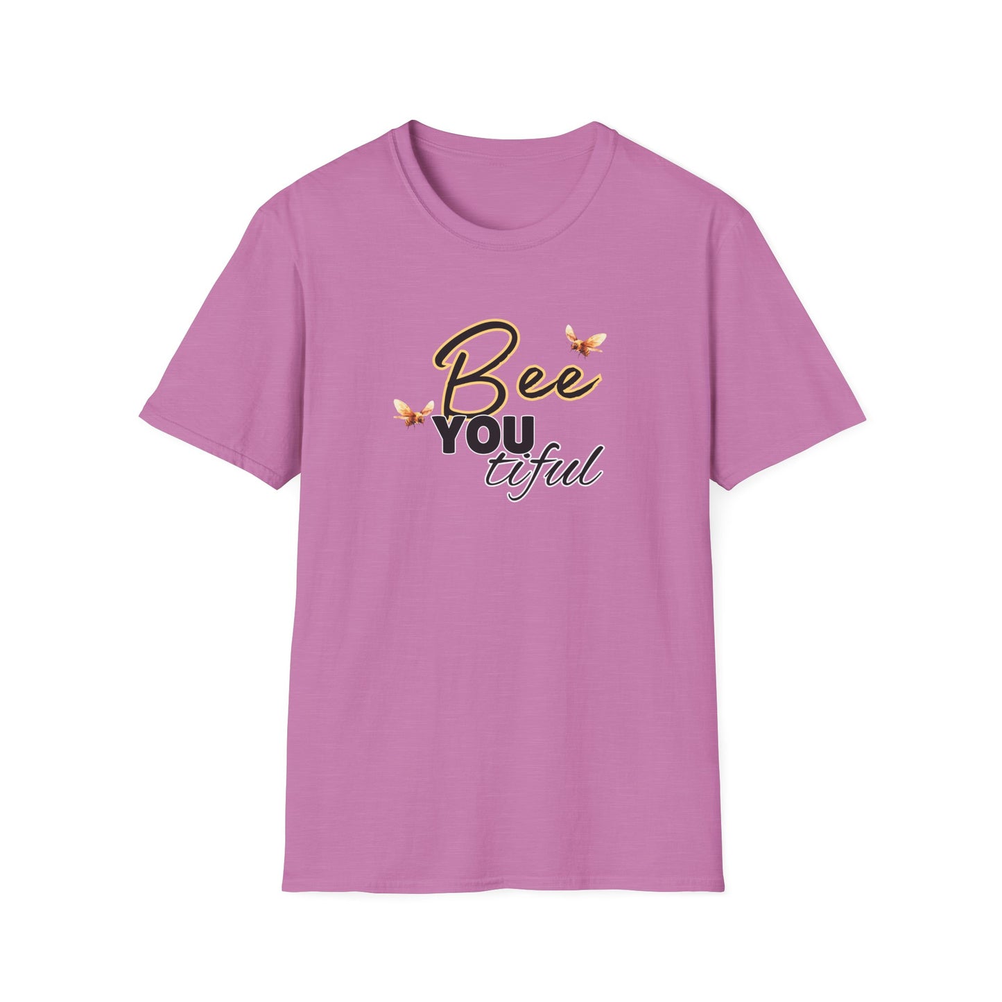 BeeYOUtiful Unisex Softstyle T-Shirt - Nature Inspired Graphic Tee
