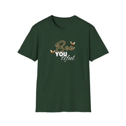 BeeYOUtiful Unisex Softstyle T-Shirt - Nature Inspired Graphic Tee - w