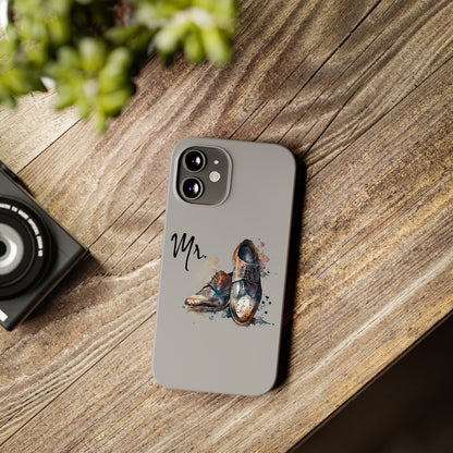 'Mr.' Slim iPhone Cases, vintage design, wedding, anniversary