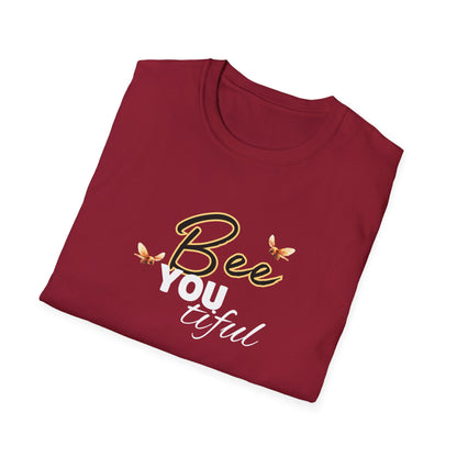 BeeYOUtiful Unisex Softstyle T-Shirt - Nature Inspired Graphic Tee - w