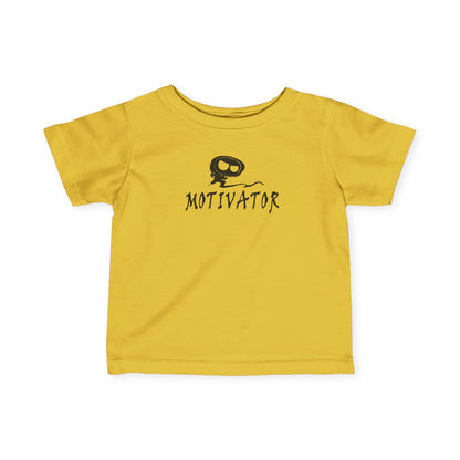 Motivator ninja - Infant Fine Jersey Tee, Gift for baby, Baby shower, Fun gift