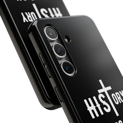 HIStory Lives On, Phone Cases - black & white