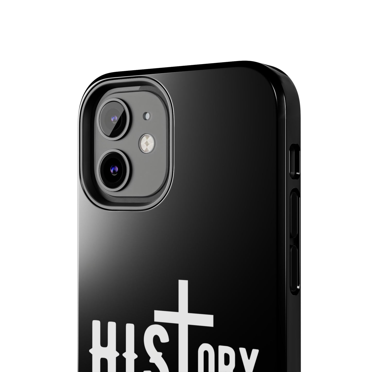 HIStory Lives On, Phone Cases - black & white
