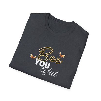 BeeYOUtiful Unisex Softstyle T-Shirt - Nature Inspired Graphic Tee - w