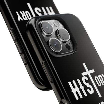 HIStory Lives On, Phone Cases - black & white