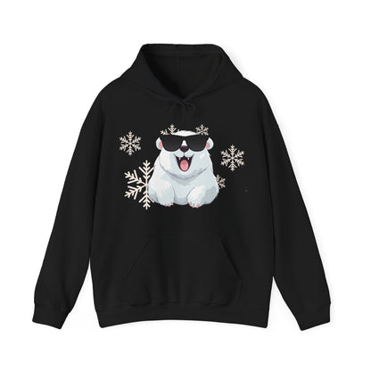 Polar Bear Unisex Heavy Blend™ Hooded Sweatshirt, fun, cool, Christmas