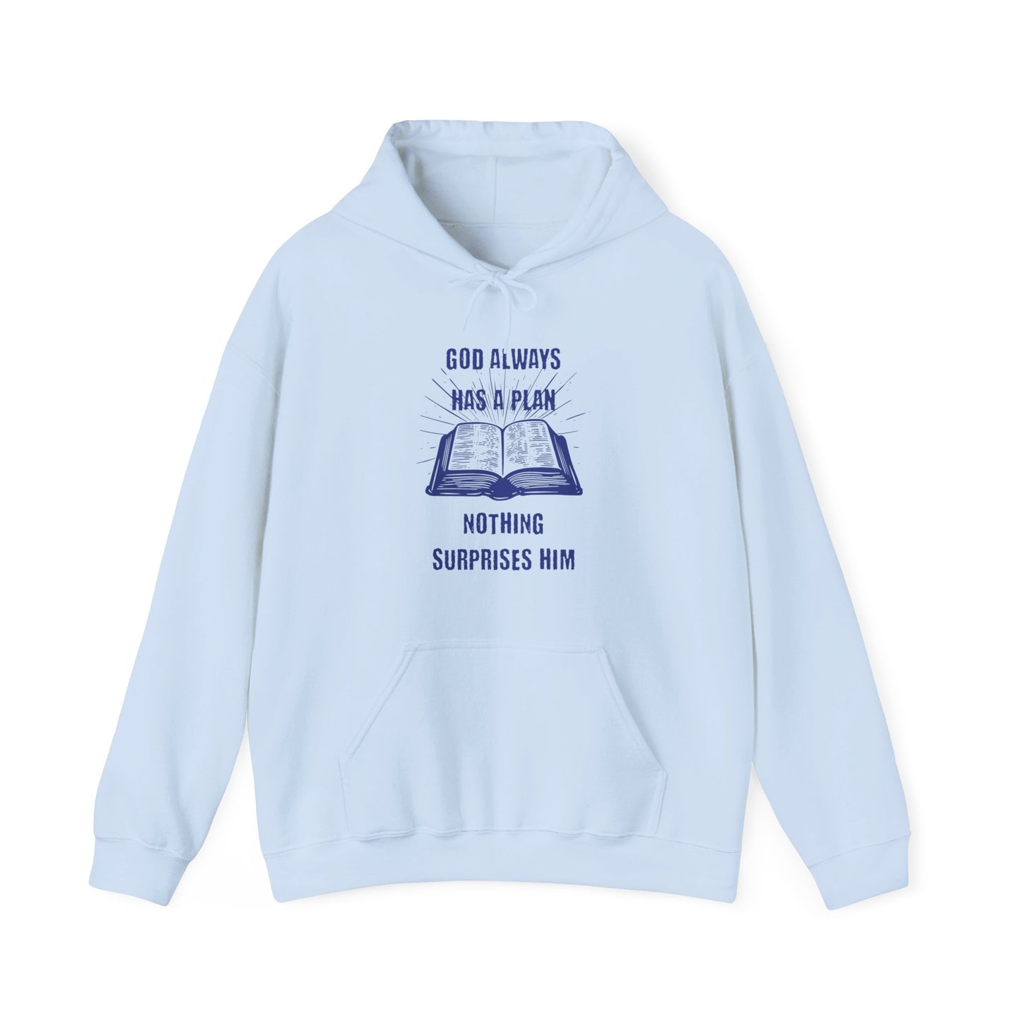 God Always Has a Plan (Bible) - Unisex Hoodie, faith gift, encouragement