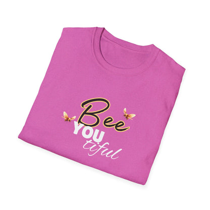BeeYOUtiful Unisex Softstyle T-Shirt - Nature Inspired Graphic Tee - w