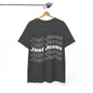 Just Jesus Unisex Heavy Cotton Tee; Christian gift, Witnessing, Faith gift