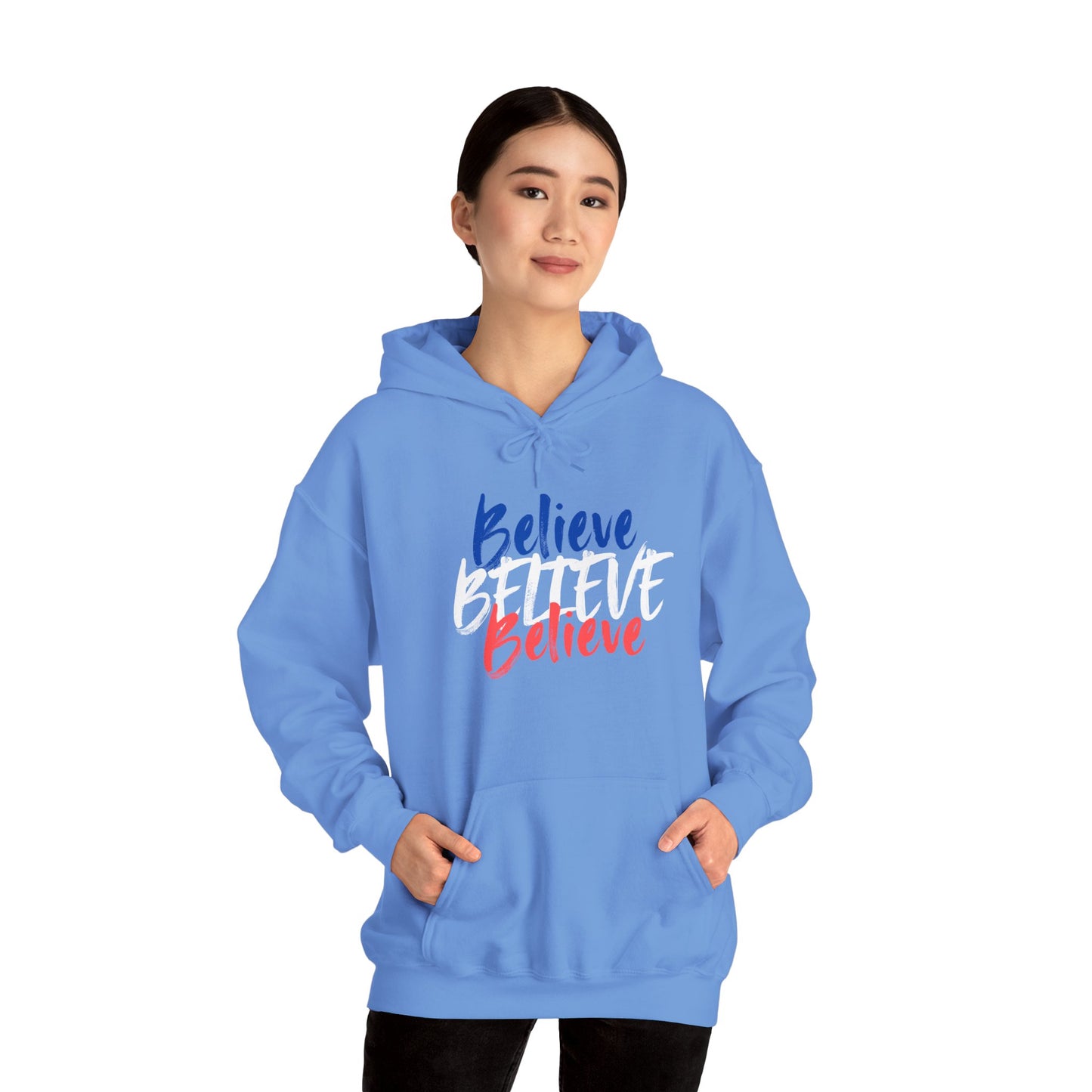 Inspirational 'Believe' Unisex Heavy Blend™ Hooded Sweatshirt
