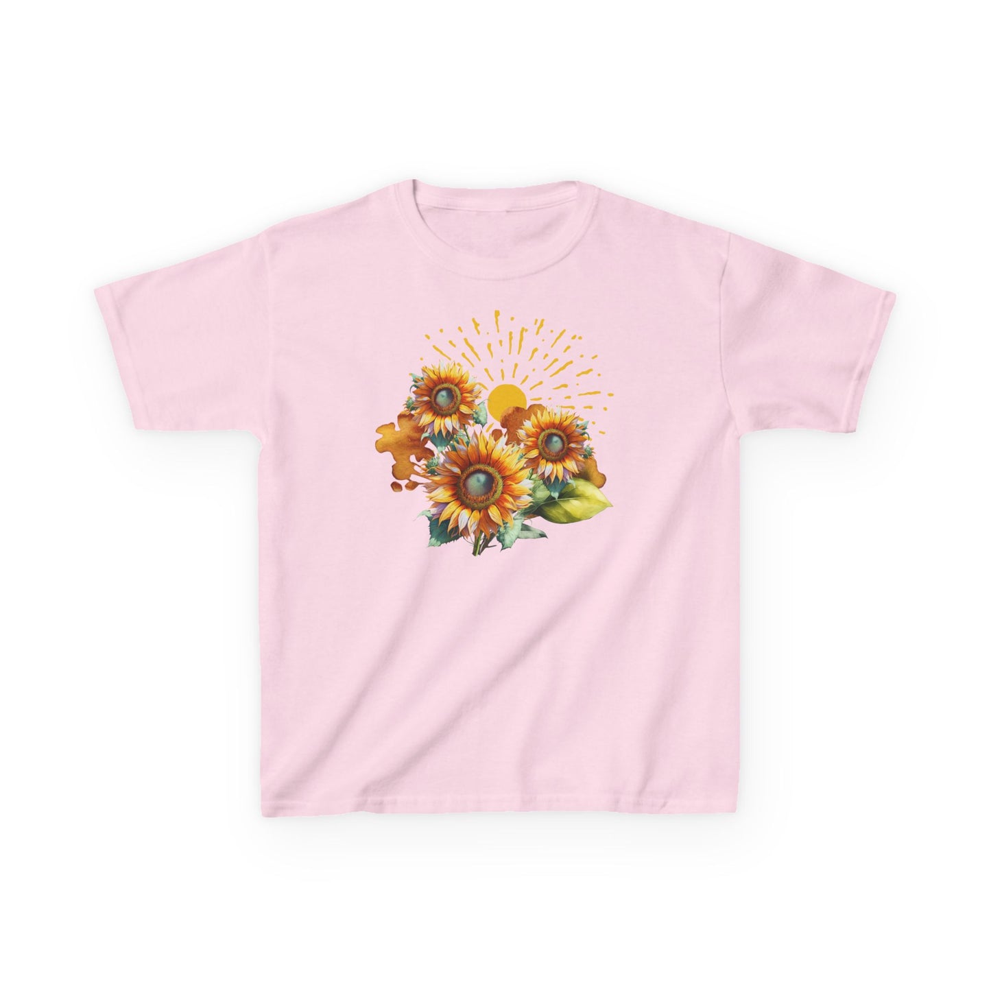 Sunflowers Kids Heavy Cotton™ Tee, spring, summer