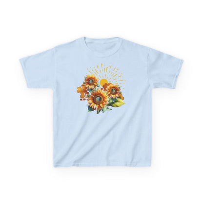 Sunflowers Kids Heavy Cotton™ Tee, spring, summer