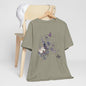 Flowers and Butterflies, Bella + Canvas T-shirt, spring, summer
