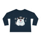 Cool Polar Bear Toddler Boy Long Sleeve Tee, Christmas, birthday