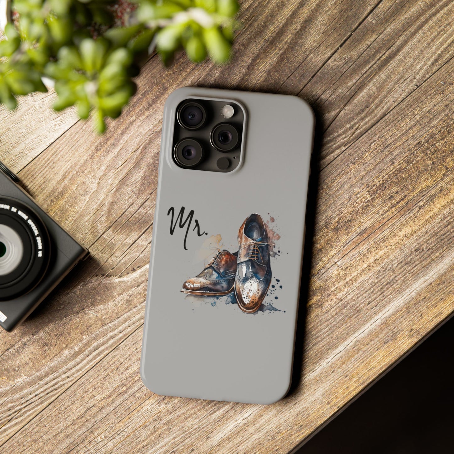 'Mr.' Slim iPhone Cases, vintage design, wedding, anniversary