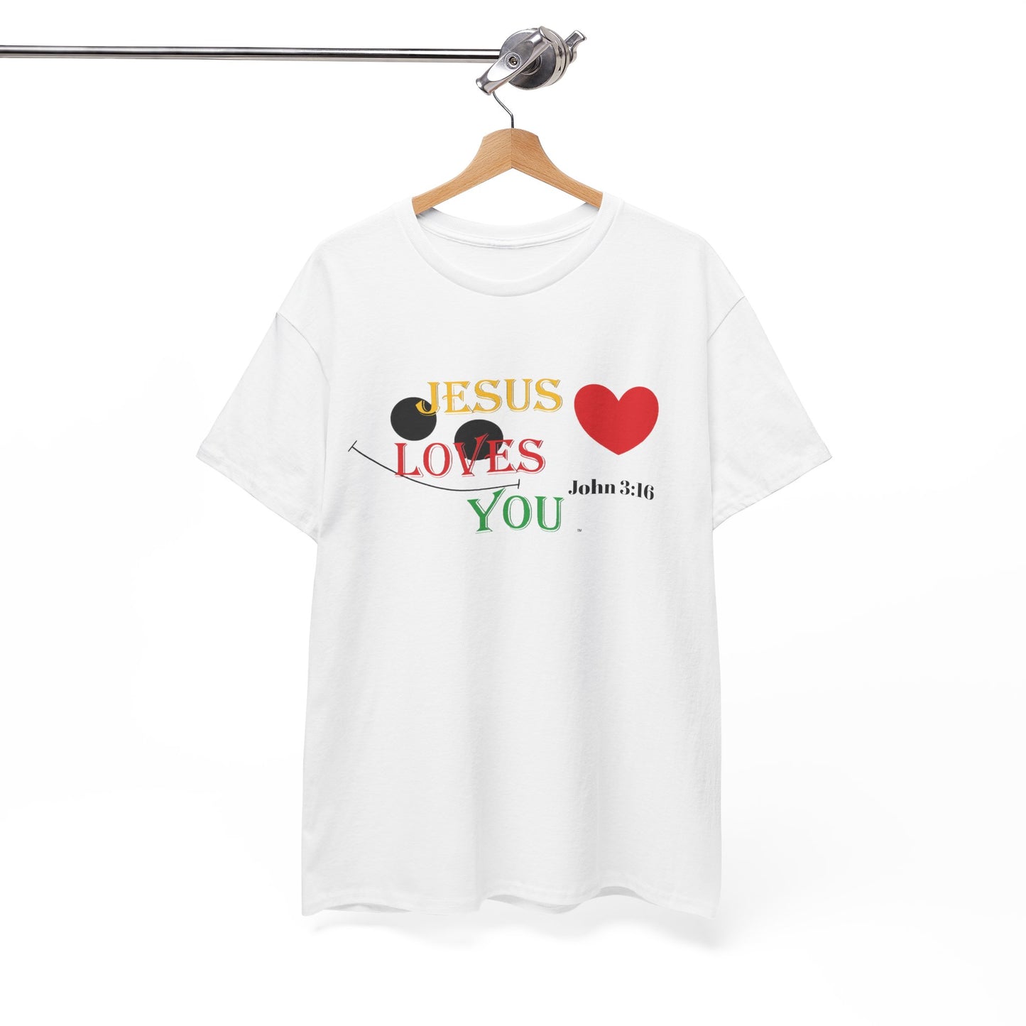 Jesus Loves You - Unisex Heavy Cotton Tee