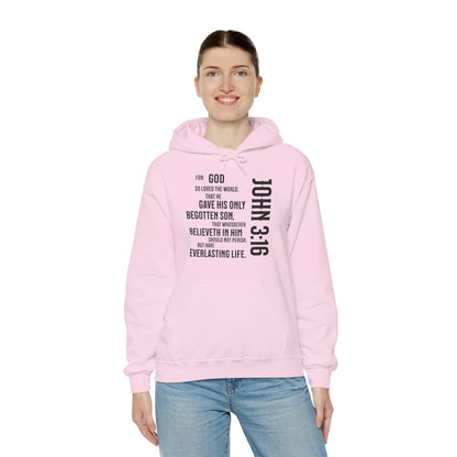 John 3:16 Unisex Heavy Blend™ Hooded Sweatshirt