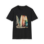 Surfing Vibes Unisex Softstyle T-Shirt - Beachy Graphic Tee