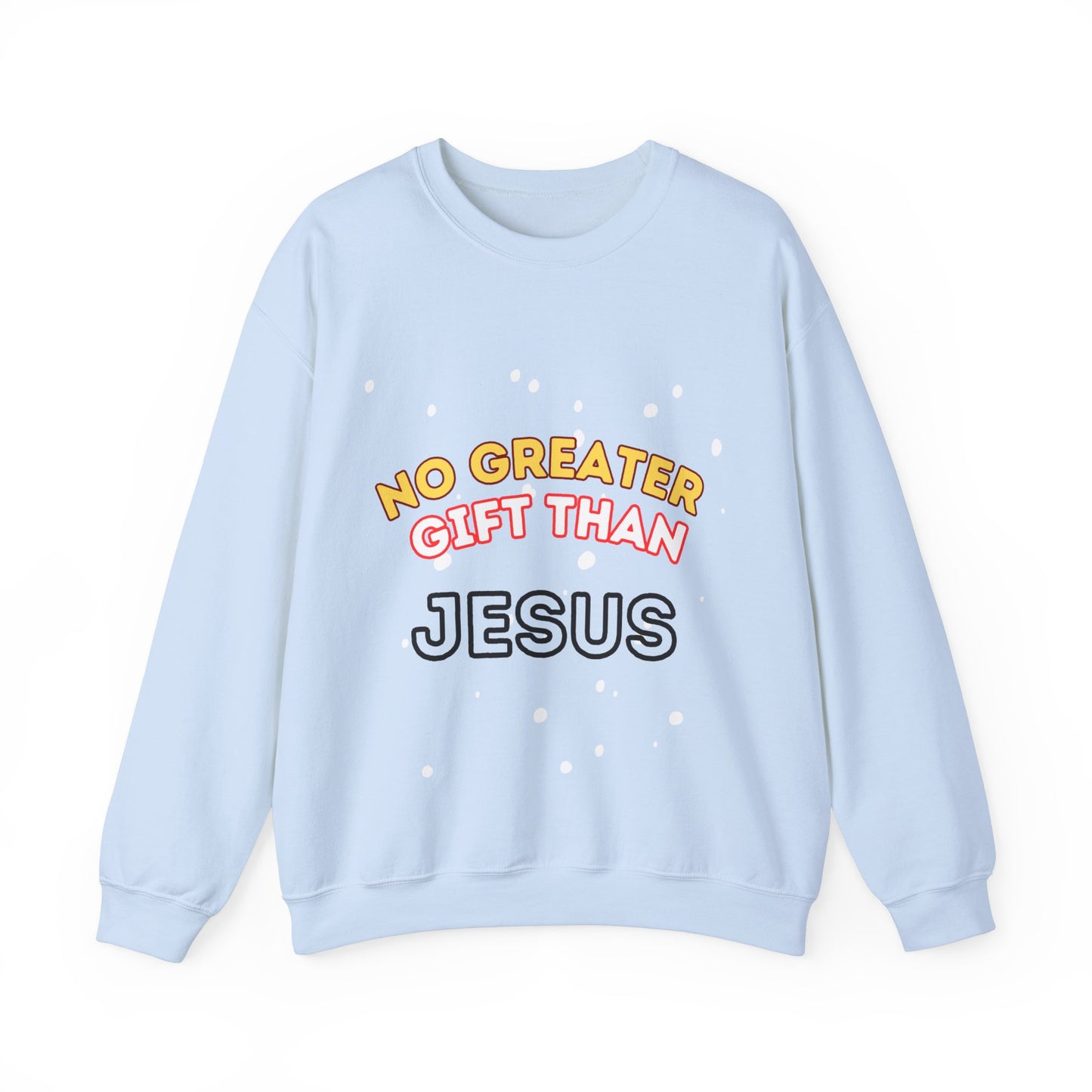 No Greater Gift Than Jesus Unisex Heavy Blend™ Crewneck Sweatshirt, Christmas