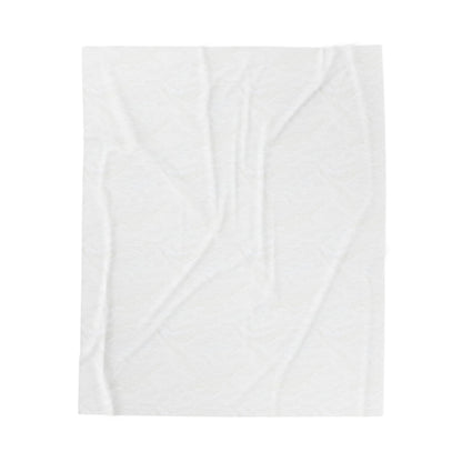 Polar Bear Velveteen Plush Blanket - Green