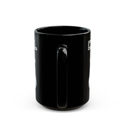 Chill Polar Bear with sunglasses Black Mug (11oz, 15oz)