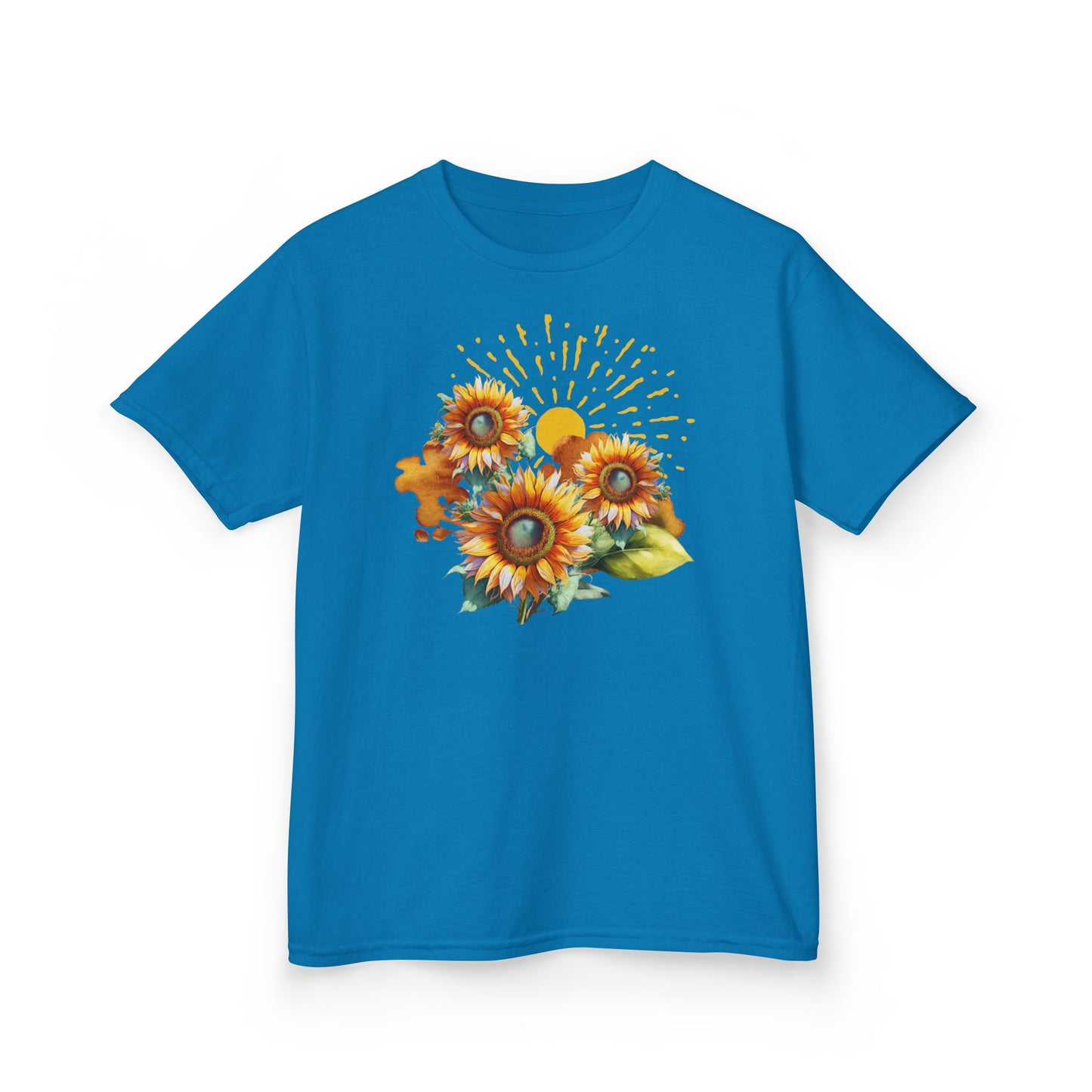 Sunflowers Kids Heavy Cotton™ Tee, spring, summer