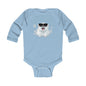 Cool Polar Bear Infant Long Sleeve Bodysuit, Christmas, birthday