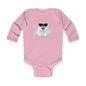 Cool Polar Bear Infant Long Sleeve Bodysuit, Christmas, birthday