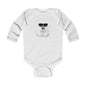 Cool Polar Bear Infant Long Sleeve Bodysuit, Christmas, birthday
