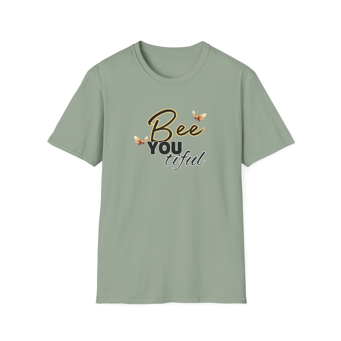 BeeYOUtiful Unisex Softstyle T-Shirt - Nature Inspired Graphic Tee