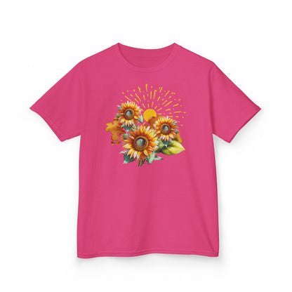 Sunflowers Kids Heavy Cotton™ Tee, spring, summer