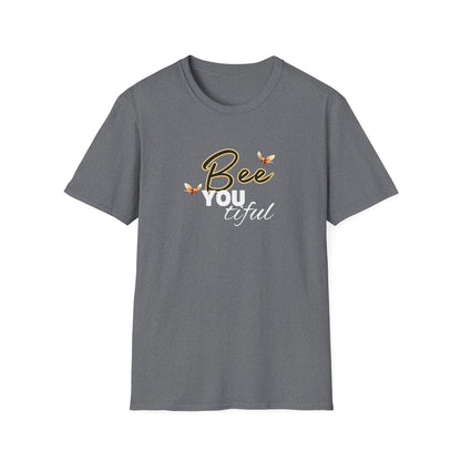 BeeYOUtiful Unisex Softstyle T-Shirt - Nature Inspired Graphic Tee - w