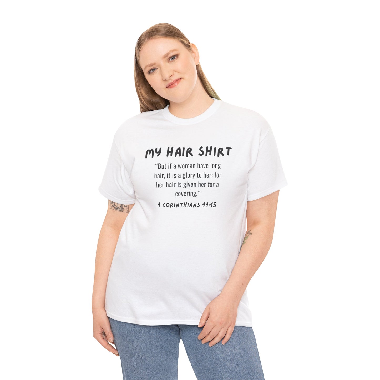Inspirational Hair Growth Heavy Cotton Tee