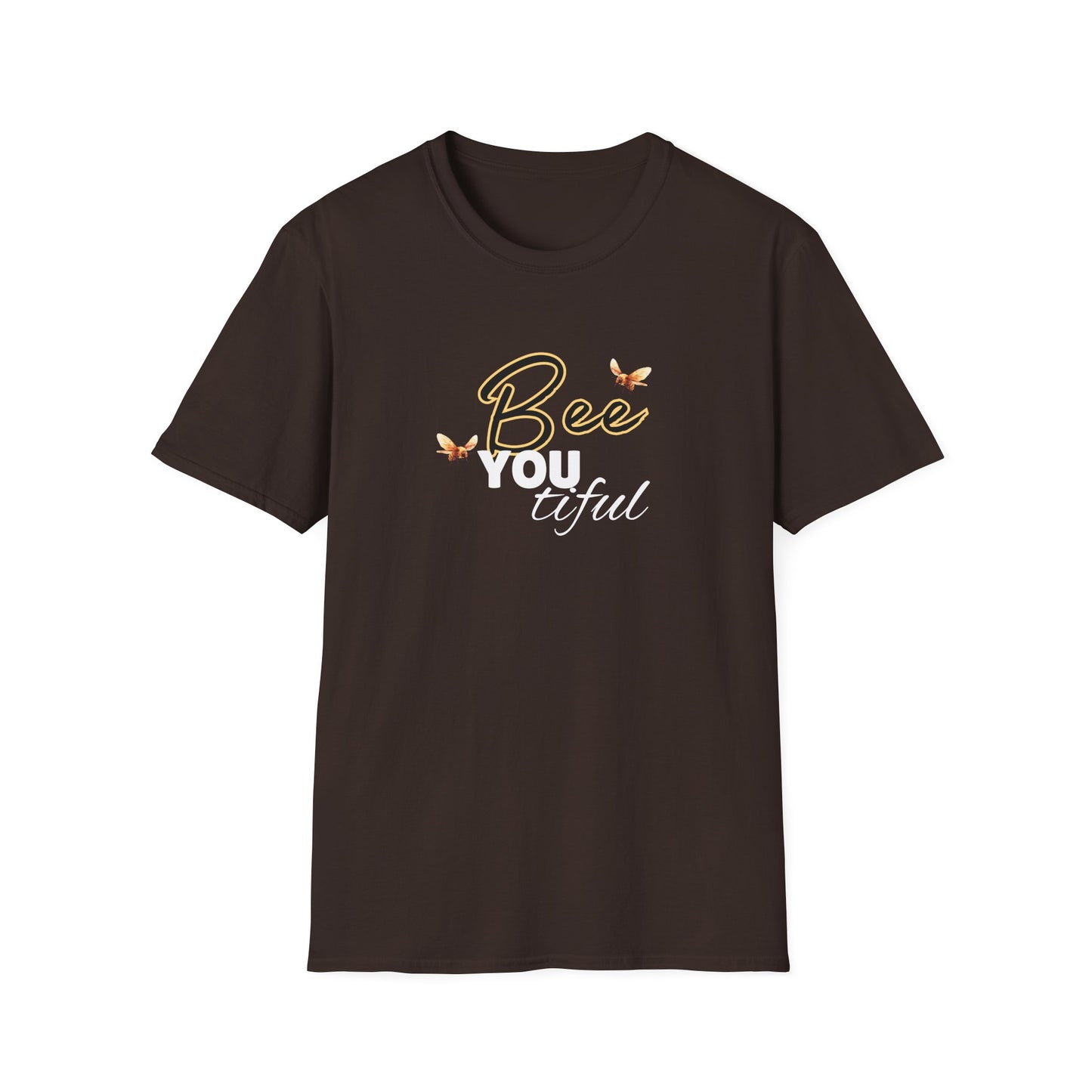 BeeYOUtiful Unisex Softstyle T-Shirt - Nature Inspired Graphic Tee - w