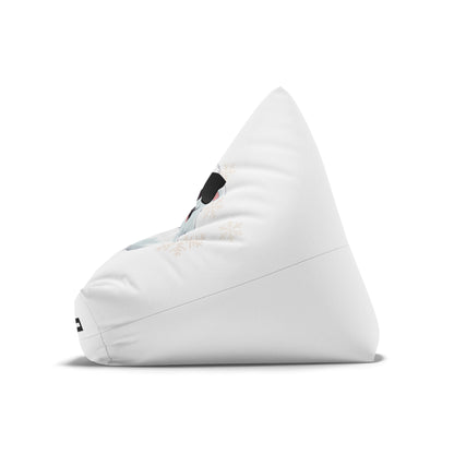 Chill w/ Polar Bear Bean Bag Chair Cover, White