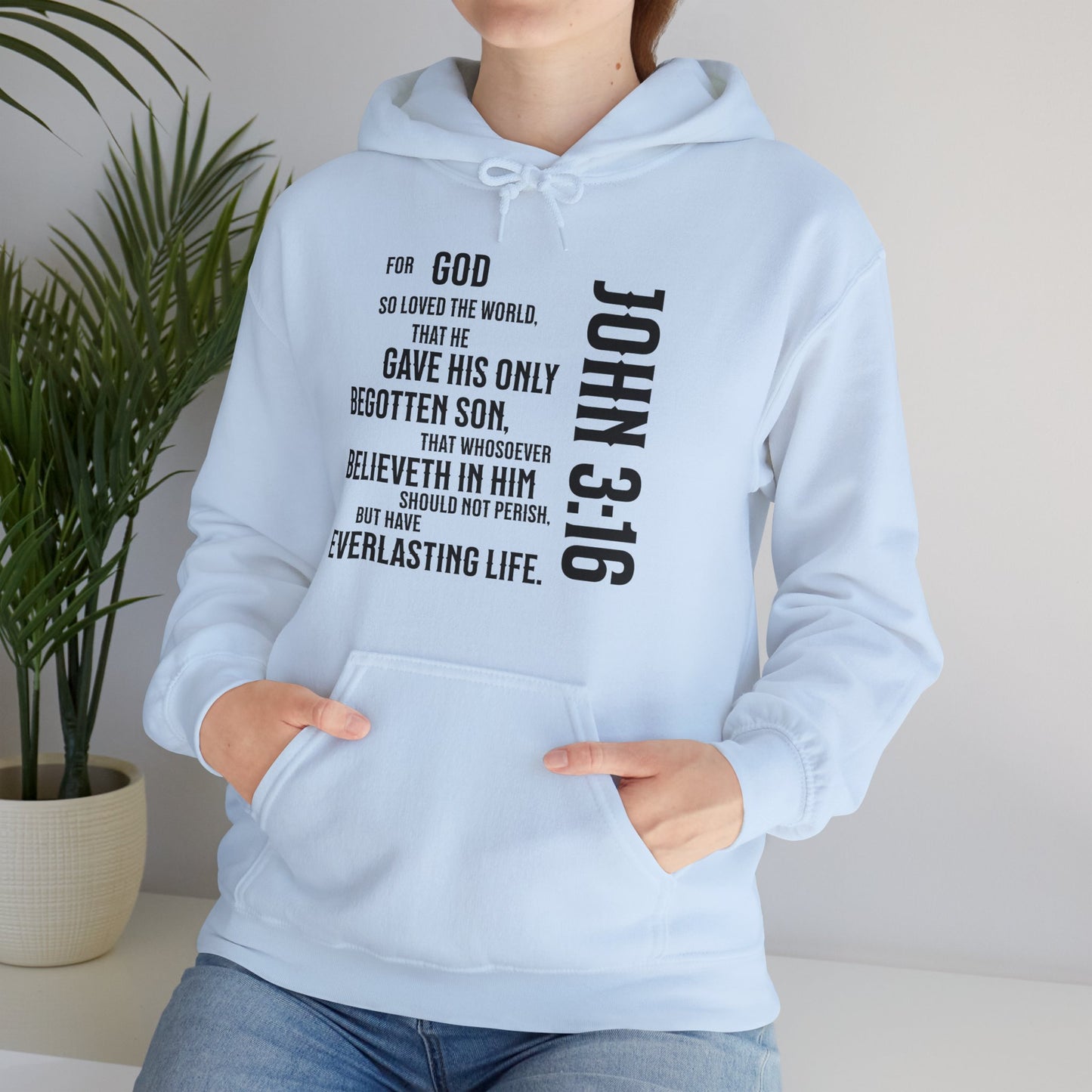 John 3:16 Unisex Heavy Blend™ Hooded Sweatshirt