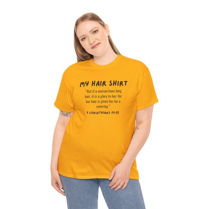 Inspirational Hair Growth Heavy Cotton Tee