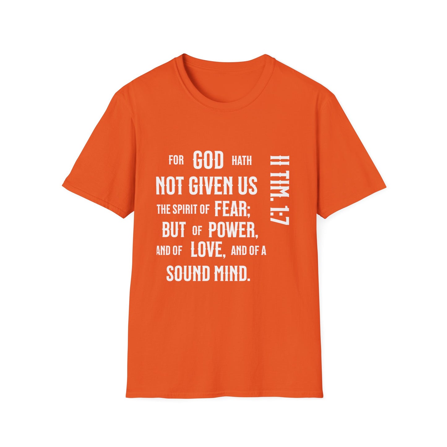 No Fear II Timothy 4:20, Unisex Softstyle T-Shirt - 2